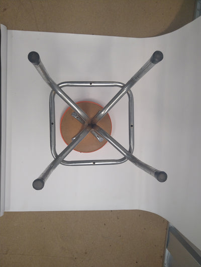 Orange stool 73cm