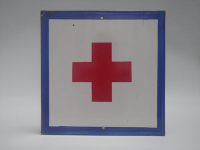Vintage Enamel Sign - Medic