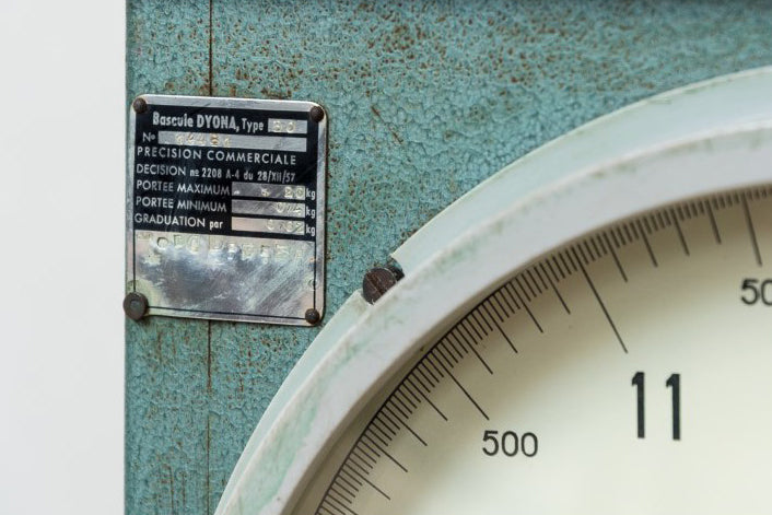 Old industrial scale
