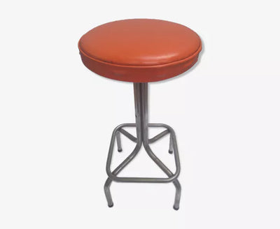 Orange stool 73cm