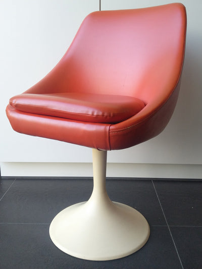 Charming orange tulip chair