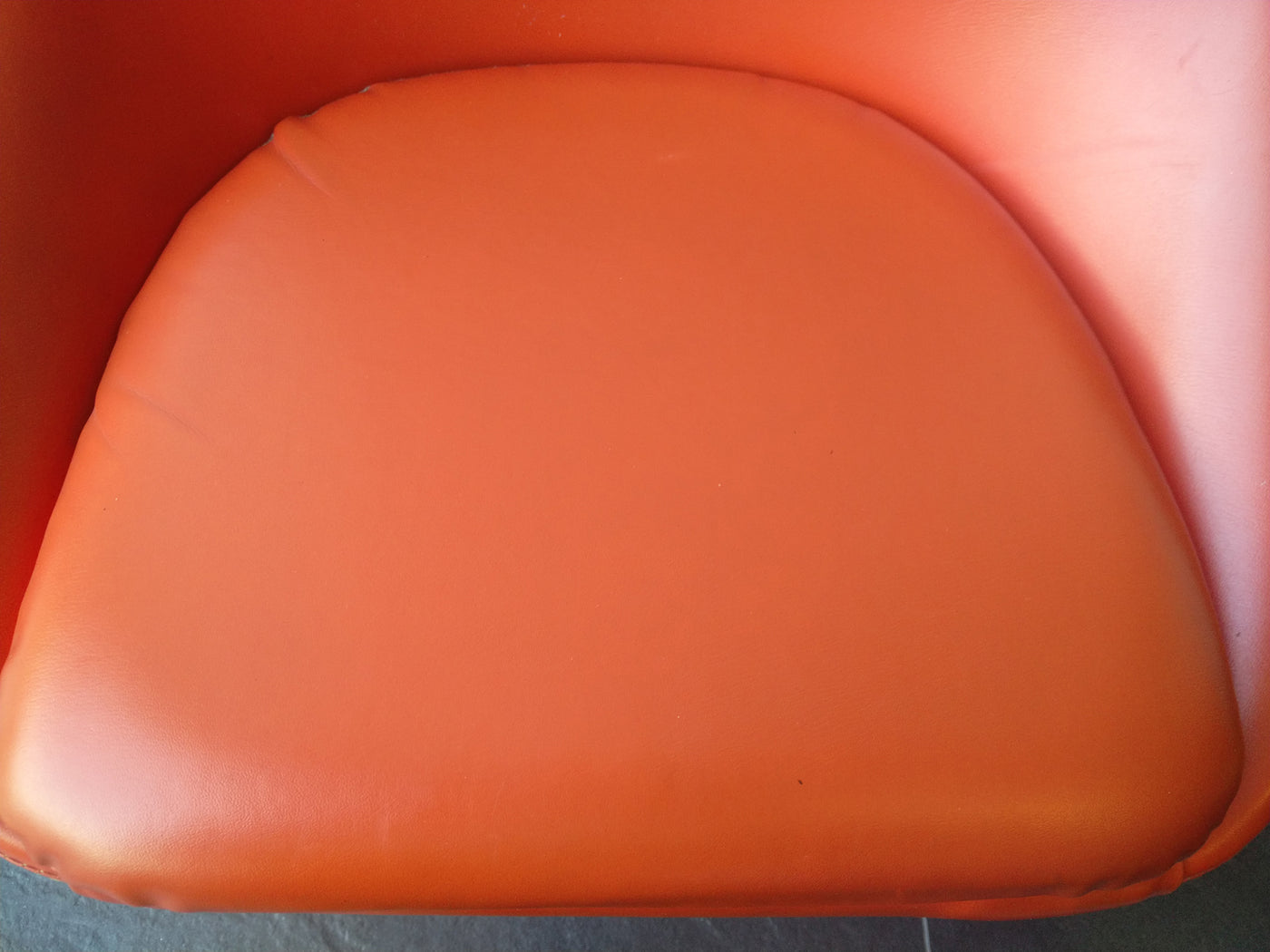 Charming orange tulip chair